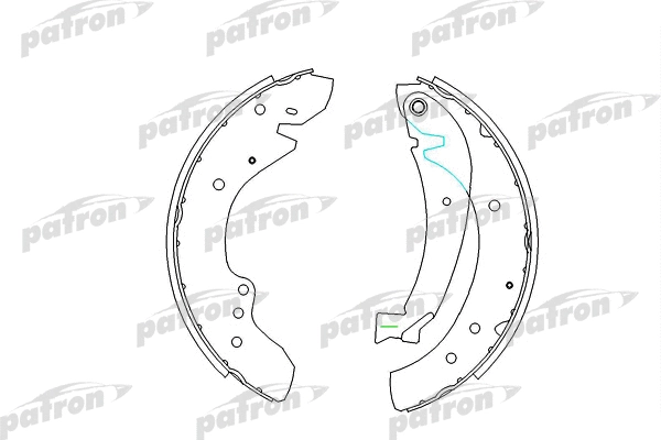 PSP534 PATRON Комплект тормозных колодок (фото 1)