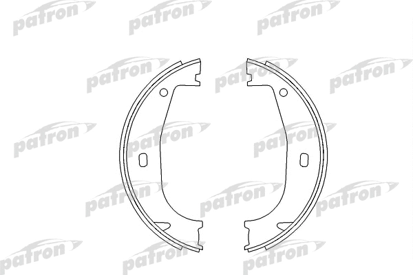PSP546 PATRON Комплект тормозных колодок, стояночная тормозная система (фото 1)