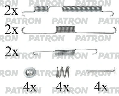 PSRK0064 PATRON Комплектующие, тормозная колодка (фото 1)
