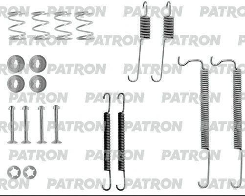 PSRK0068 PATRON Комплектующие, тормозная колодка (фото 1)