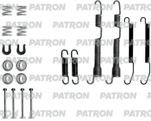 PSRK0092 PATRON Комплектующие, тормозная колодка (фото 1)