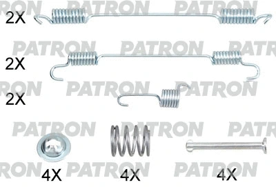 PSRK0118 PATRON Комплектующие, тормозная колодка (фото 1)