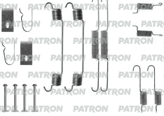 PSRK0124 PATRON Комплектующие, тормозная колодка (фото 1)