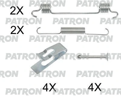 PSRK0126 PATRON Комплектующие, тормозная колодка (фото 1)