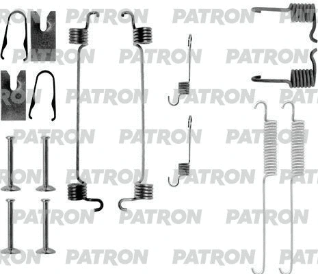 PSRK0147 PATRON Комплектующие, тормозная колодка (фото 1)
