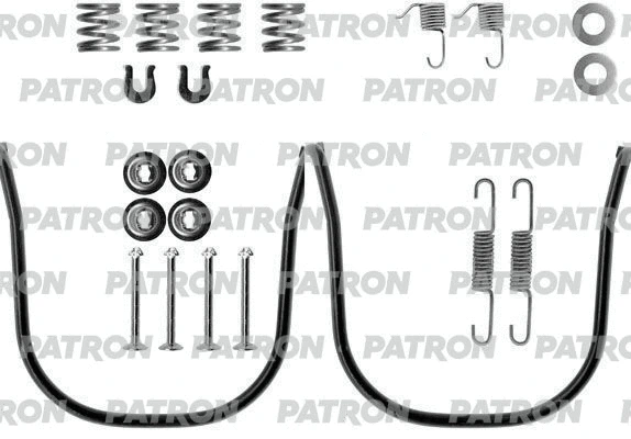 PSRK0151 PATRON Комплектующие, тормозная колодка (фото 1)