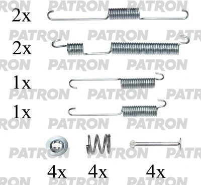 PSRK0153 PATRON Комплектующие, тормозная колодка (фото 1)