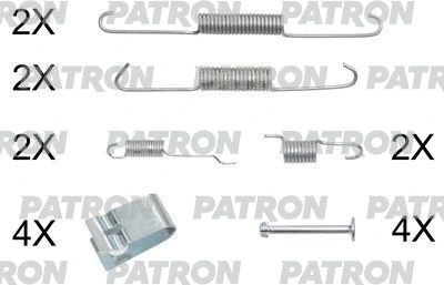 PSRK0160 PATRON Комплектующие, тормозная колодка (фото 1)