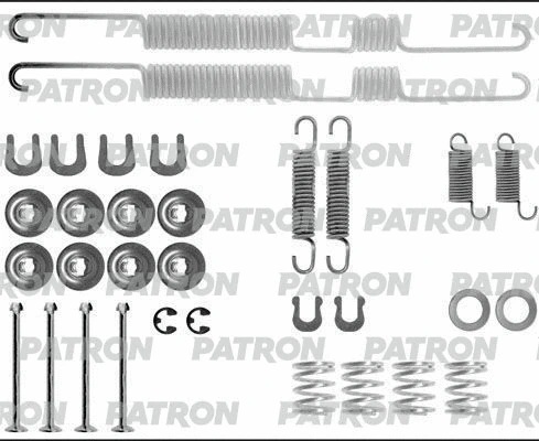 PSRK0169 PATRON Комплектующие, тормозная колодка (фото 1)
