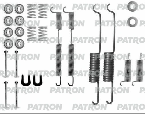 PSRK0187 PATRON Комплектующие, тормозная колодка (фото 1)