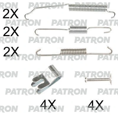 PSRK0211 PATRON Комплектующие, тормозная колодка (фото 1)