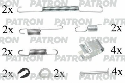 PSRK0230 PATRON Комплектующие, тормозная колодка (фото 1)