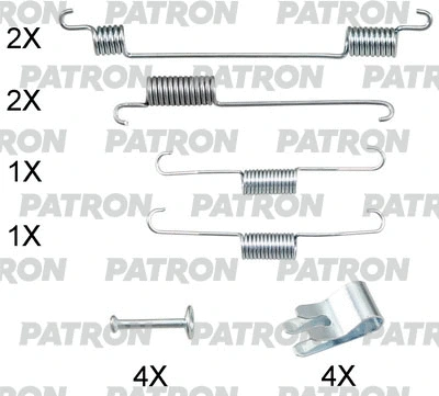 PSRK0254 PATRON Комплектующие, тормозная колодка (фото 1)
