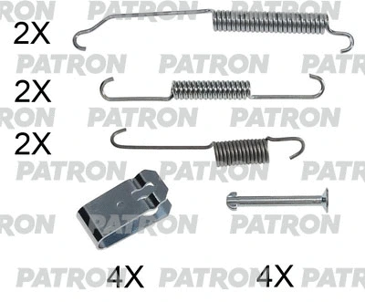 PSRK0259 PATRON Комплектующие, тормозная колодка (фото 1)