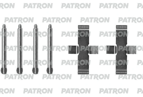 PSRK1003 PATRON Комплектующие, колодки дискового тормоза (фото 1)
