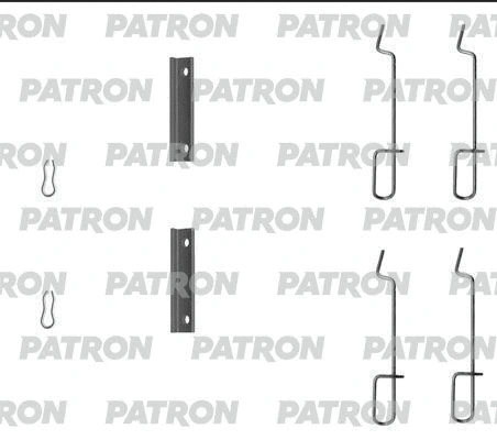 PSRK1005 PATRON Комплектующие, колодки дискового тормоза (фото 1)