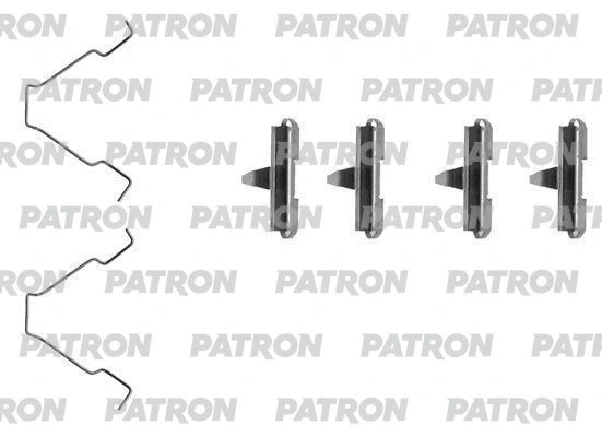 PSRK1006 PATRON Комплектующие, колодки дискового тормоза (фото 1)