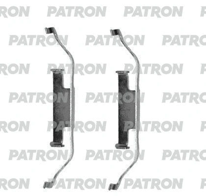 PSRK1007 PATRON Комплектующие, колодки дискового тормоза (фото 1)