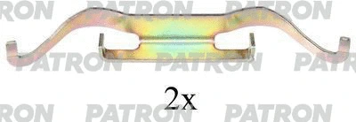 PSRK1010 PATRON Комплектующие, колодки дискового тормоза (фото 1)