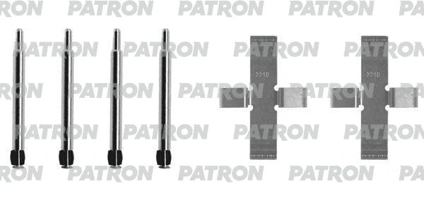 PSRK1018 PATRON Комплектующие, колодки дискового тормоза (фото 1)