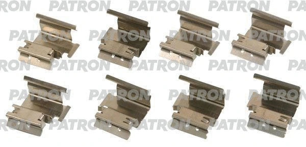 PSRK1020 PATRON Комплектующие, колодки дискового тормоза (фото 1)