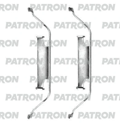PSRK1022 PATRON Комплектующие, колодки дискового тормоза (фото 1)