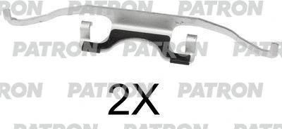 PSRK1035 PATRON Комплектующие, колодки дискового тормоза (фото 1)