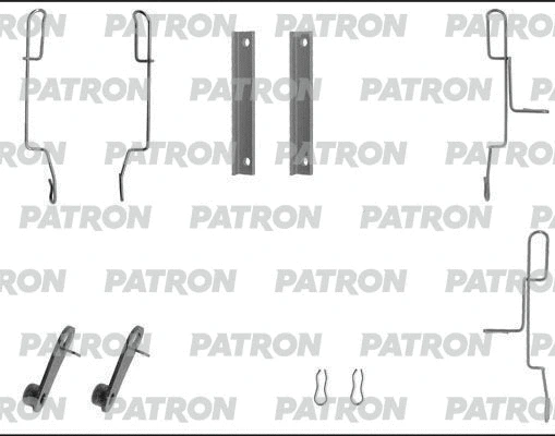 PSRK1036 PATRON Комплектующие, колодки дискового тормоза (фото 1)