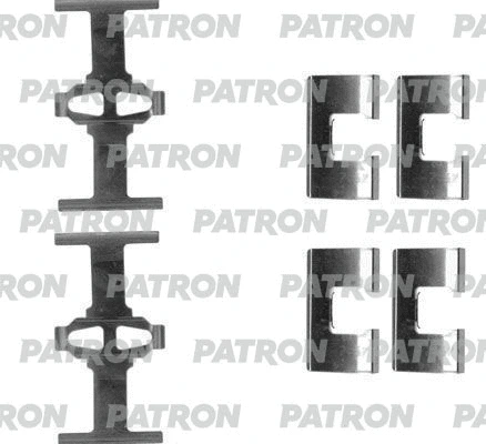PSRK1037 PATRON Комплектующие, колодки дискового тормоза (фото 1)
