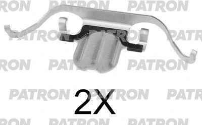 PSRK1041 PATRON Комплектующие, колодки дискового тормоза (фото 1)