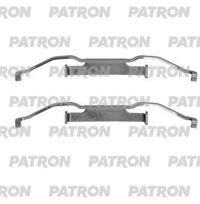 PSRK1045 PATRON Комплектующие, колодки дискового тормоза (фото 1)