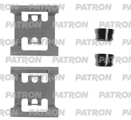 PSRK1054 PATRON Комплектующие, колодки дискового тормоза (фото 1)