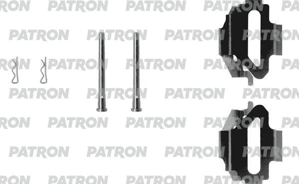 PSRK1063 PATRON Комплектующие, колодки дискового тормоза (фото 1)