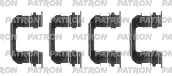 PSRK1079 PATRON Комплектующие, колодки дискового тормоза (фото 1)