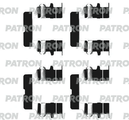 PSRK1089 PATRON Комплектующие, колодки дискового тормоза (фото 1)