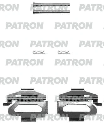 PSRK1094 PATRON Комплектующие, колодки дискового тормоза (фото 1)