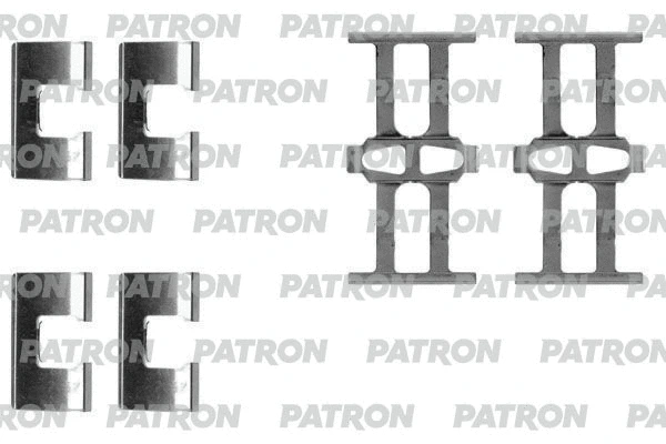 PSRK1097 PATRON Комплектующие, колодки дискового тормоза (фото 1)