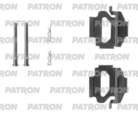 PSRK1101 PATRON Комплектующие, колодки дискового тормоза (фото 1)