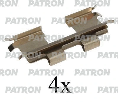 PSRK1107 PATRON Комплектующие, колодки дискового тормоза (фото 1)