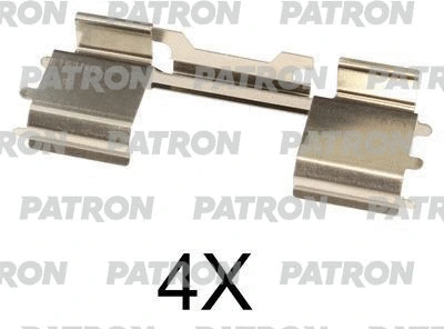 PSRK1111 PATRON Комплектующие, колодки дискового тормоза (фото 1)