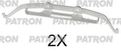 PSRK1122 PATRON Комплектующие, колодки дискового тормоза (фото 1)