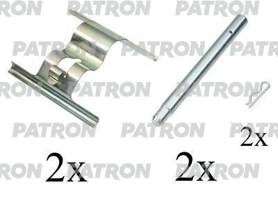 PSRK1124 PATRON Комплектующие, колодки дискового тормоза (фото 1)
