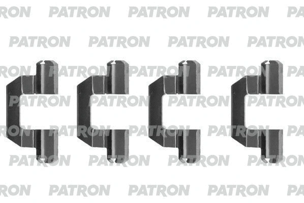 PSRK1131 PATRON Комплектующие, колодки дискового тормоза (фото 1)