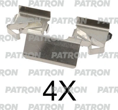 PSRK1138 PATRON Комплектующие, колодки дискового тормоза (фото 1)