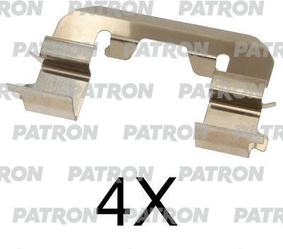 PSRK1139 PATRON Комплектующие, колодки дискового тормоза (фото 1)