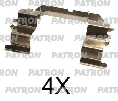PSRK1151 PATRON Комплектующие, колодки дискового тормоза (фото 1)
