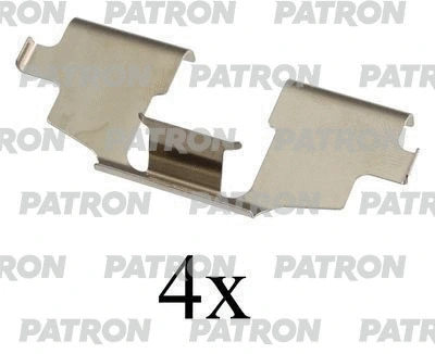 PSRK1155 PATRON Комплектующие, колодки дискового тормоза (фото 1)