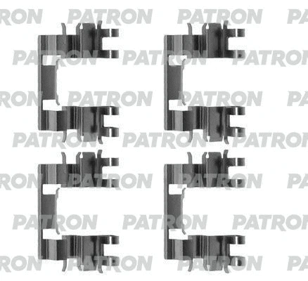 PSRK1158 PATRON Комплектующие, колодки дискового тормоза (фото 1)