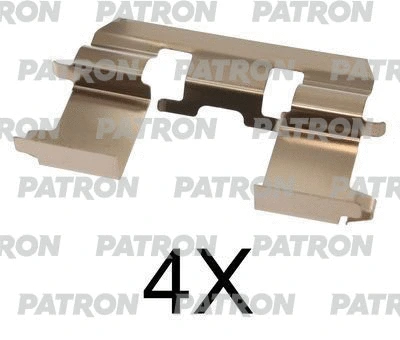 PSRK1167 PATRON Комплектующие, колодки дискового тормоза (фото 1)