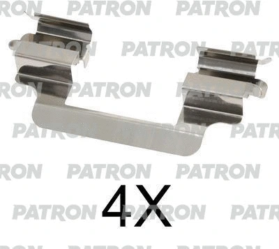 PSRK1169 PATRON Комплектующие, колодки дискового тормоза (фото 1)